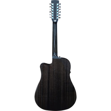 Guitarra Electroacustica Mc Cartney Cd-6012-bk Negra 12 Cuerdas